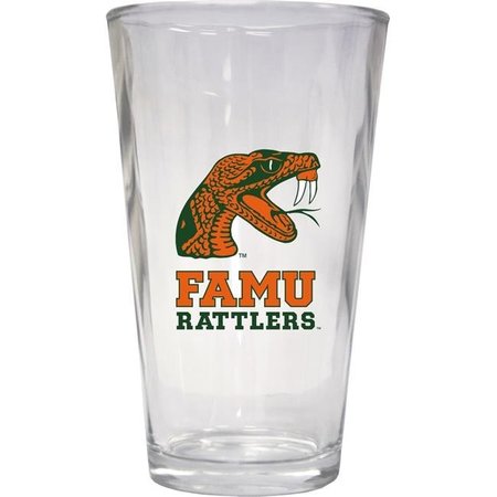 R & R IMPORTS R & R Imports PNT2-C-FAM19 16 oz Florida A&M Rattlers Pint Glass - Pack of 2 PNT2-C-FAM19